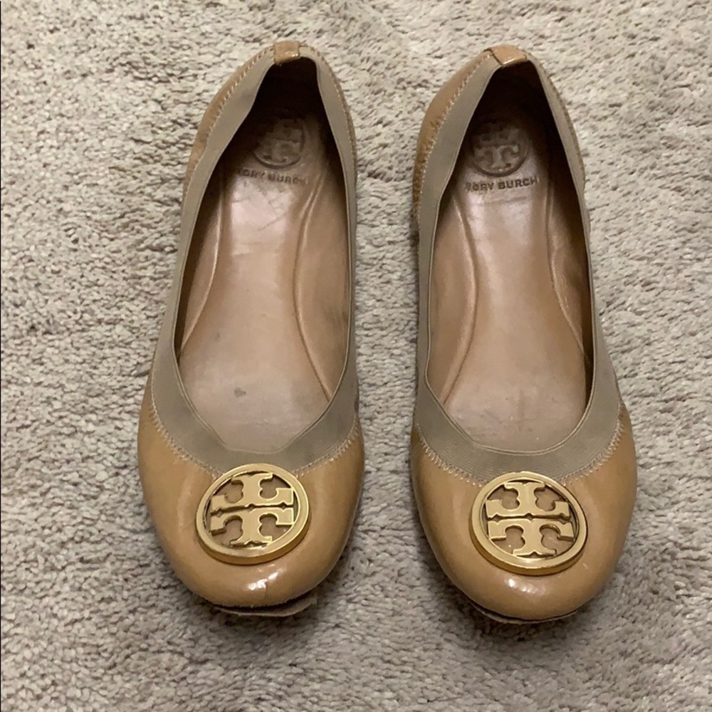 Tory Burch Caroline Patent Leather Flat